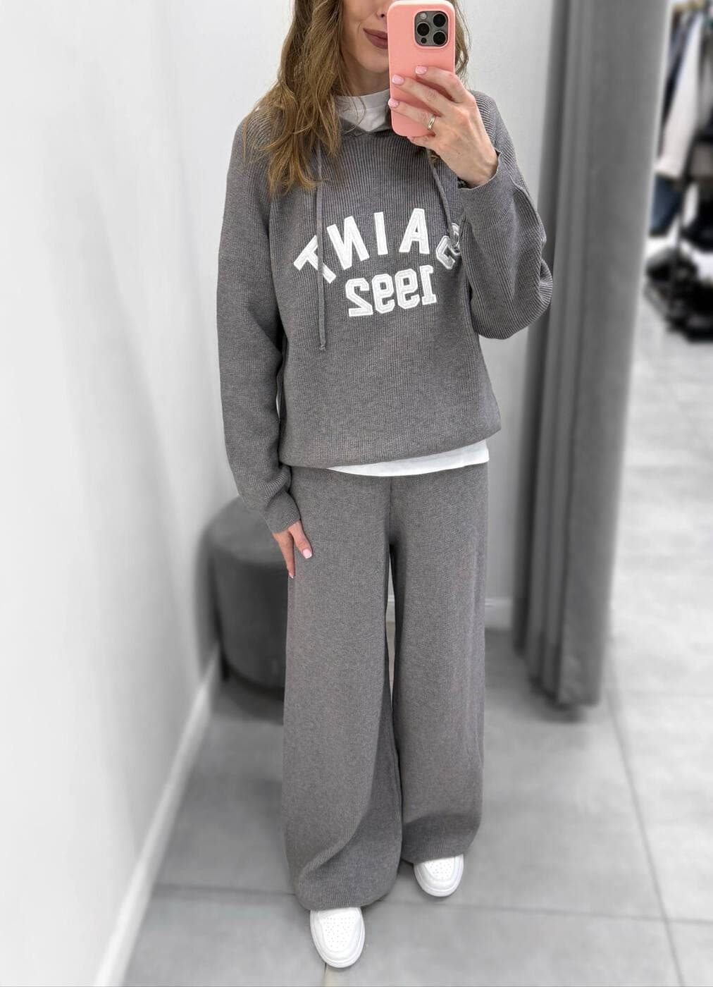 Костюм с брюками 84587 "saint 1992" трикотажный с капюшоном