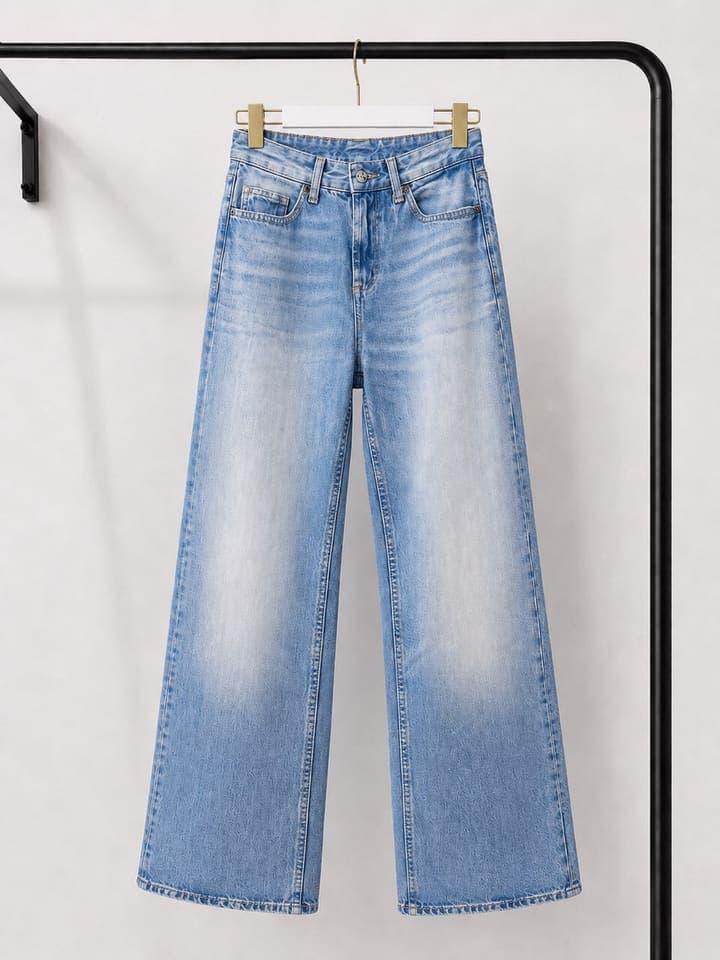 Джинсы ZR 2478 wide leg