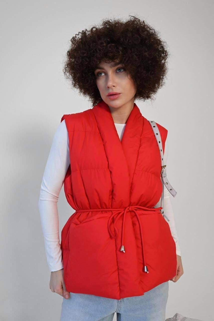 Жилет Miss Diva 2618 с поясом