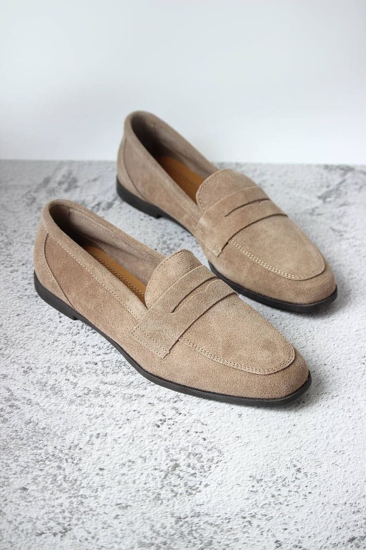 Лоферы SHOES D9018-4P замша