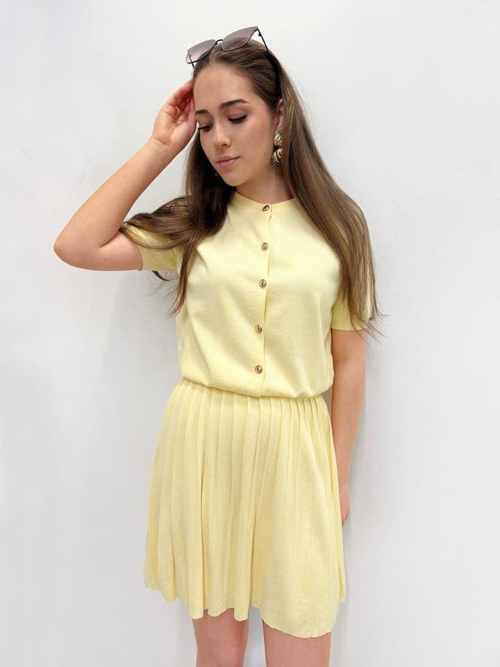 Костюм с юбкой Miss Diva 2326 с кардиганом