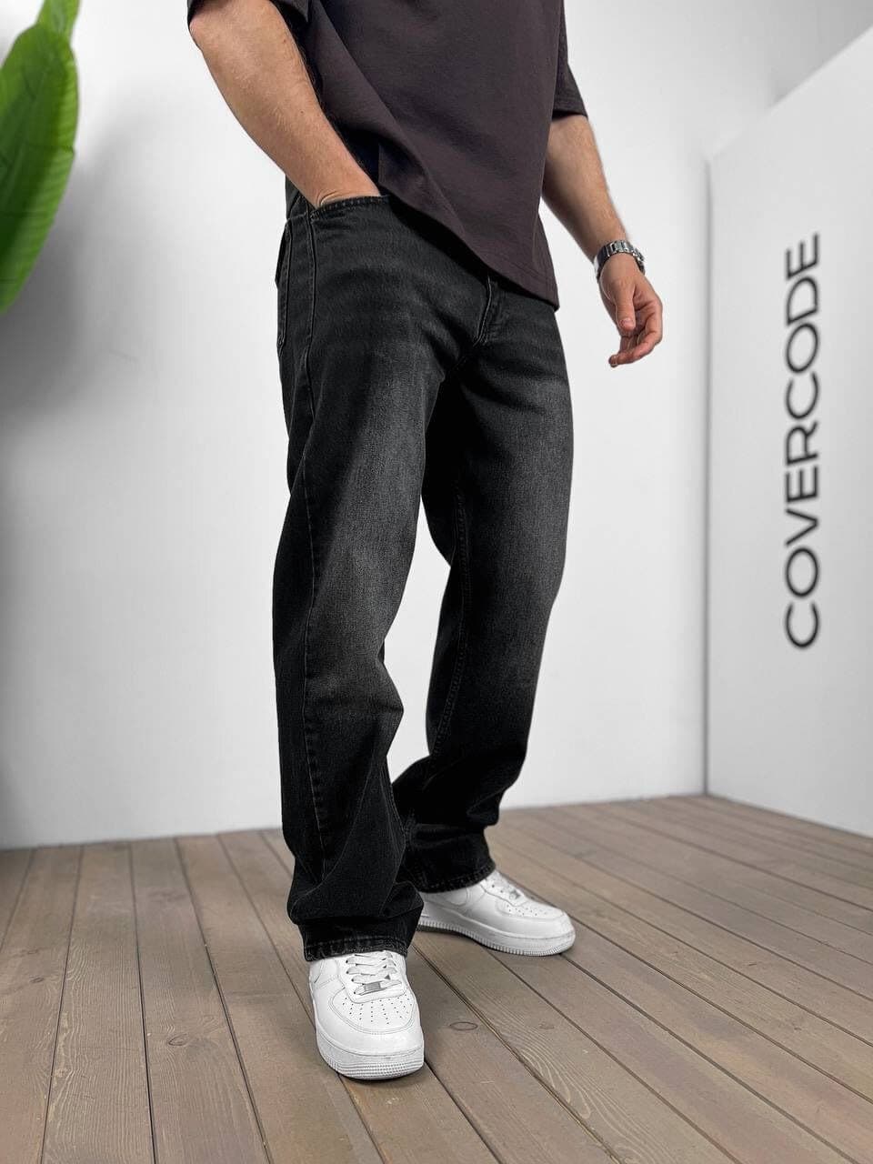 Джинсы Diffransel loose fit K26 -3257 с потёртостями
