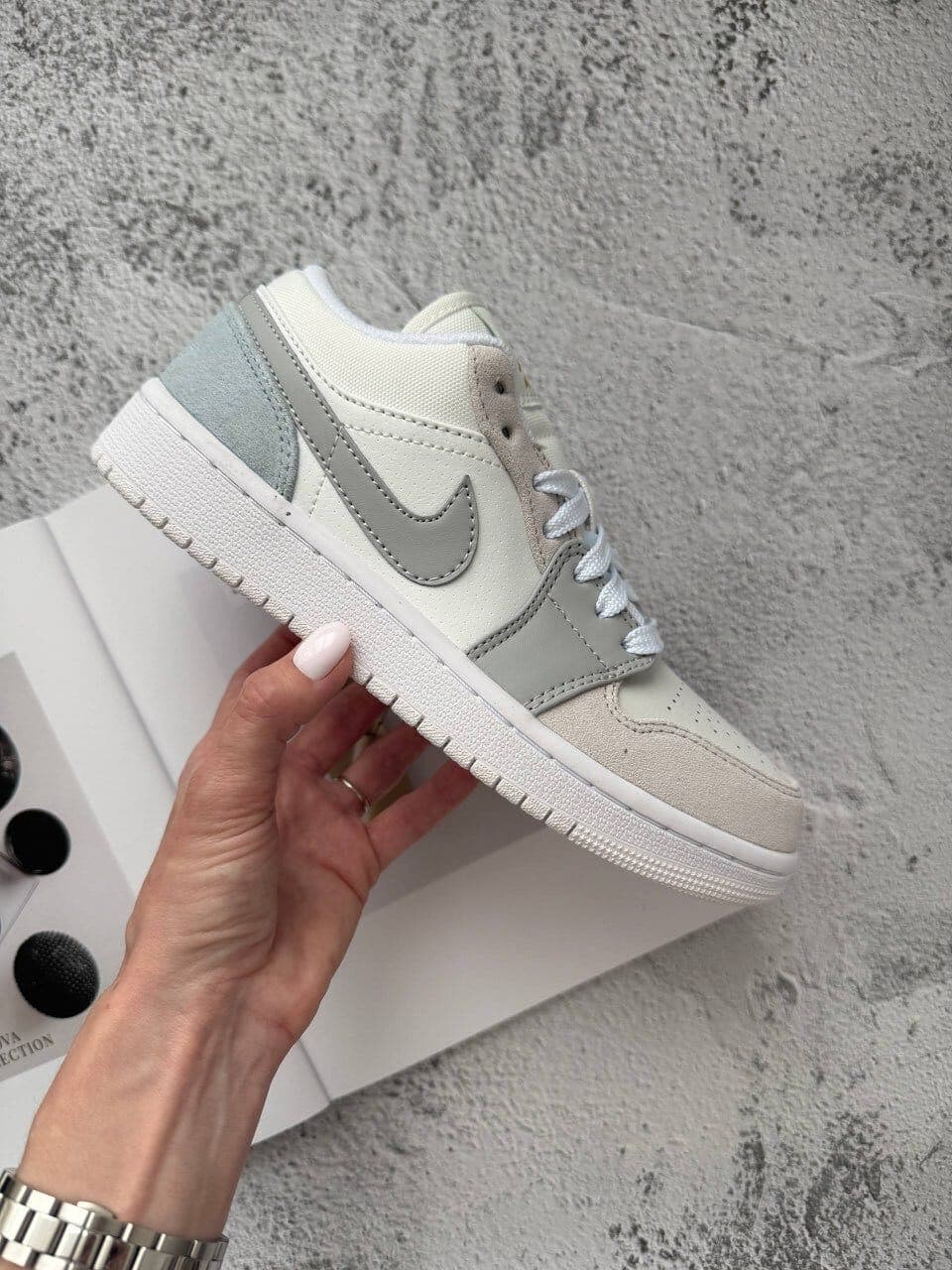 Кроссовки Nike AIR JR 1650 серо-голубой