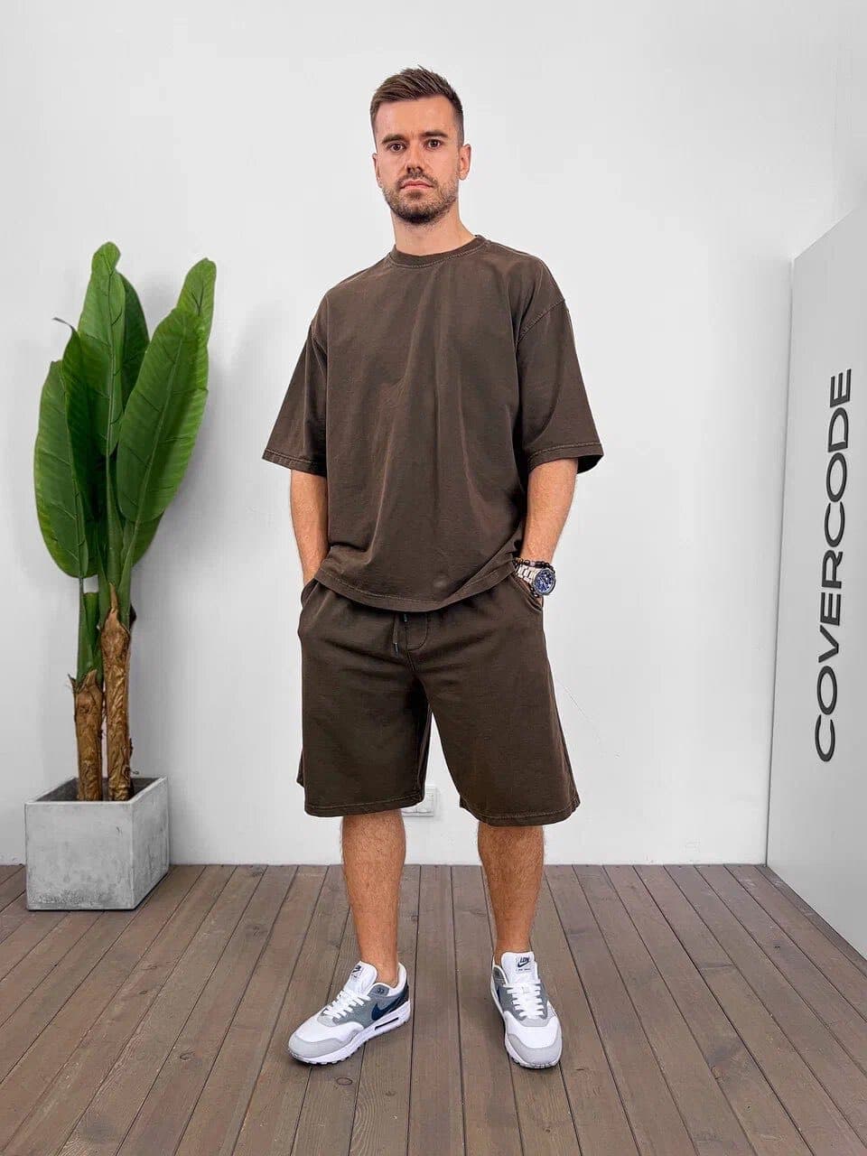 Костюм с шортами Maksim M2642 трехнитка