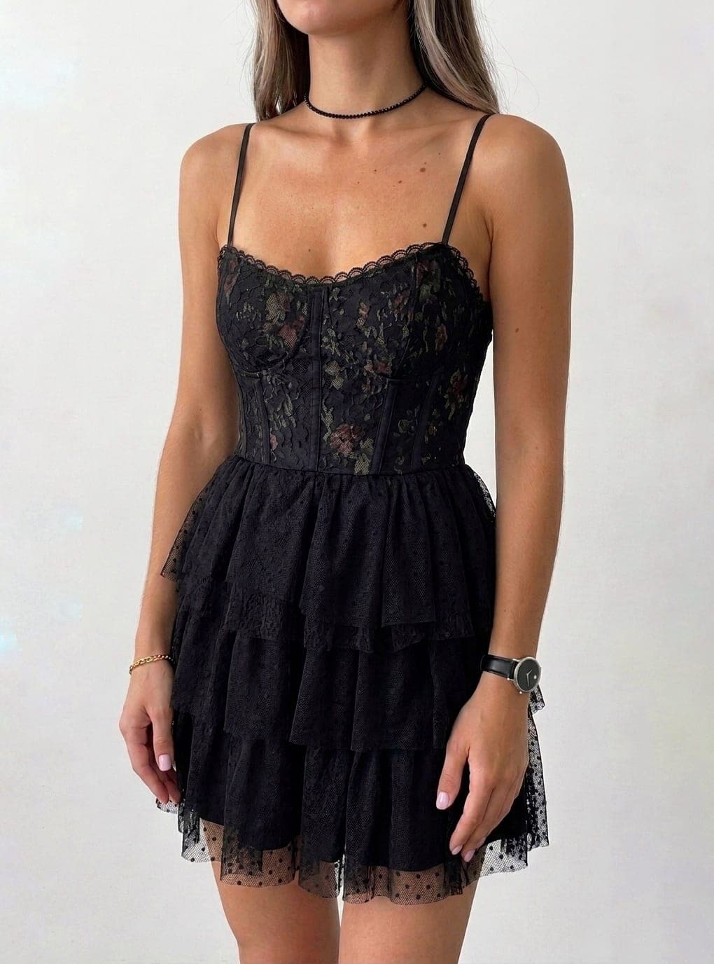 Платье ZDamshop 534 на брителях мини
