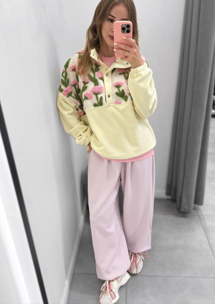 Кофта Biyke 98232 анорак в цветок