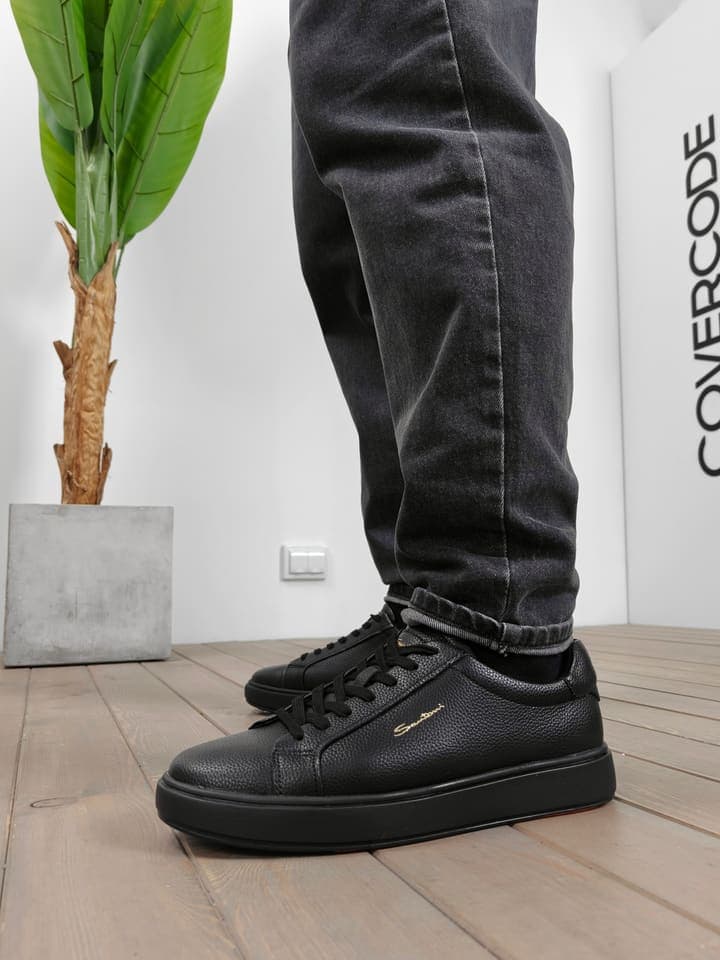 Кеды Santoni N-6025 текстурные