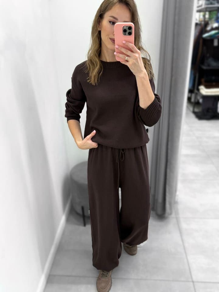 Костюм с брюками Miss Diva 23291 трикотажный с аладдинами