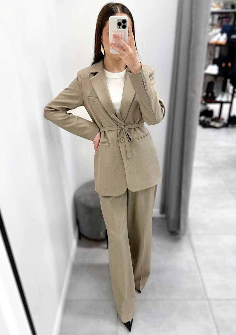 Костюм с брюками My Style 25295 с поясом